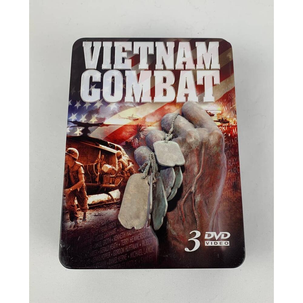Vietnam Combat 3 DVD Video In Tin. Running Time Approximate 360 Minutes